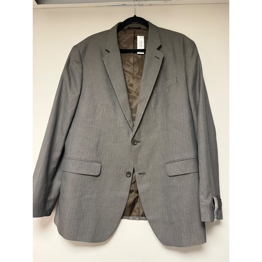 Banana Republic Classic Fit Two Button Gray Pinstripe Blazer‎ 46R